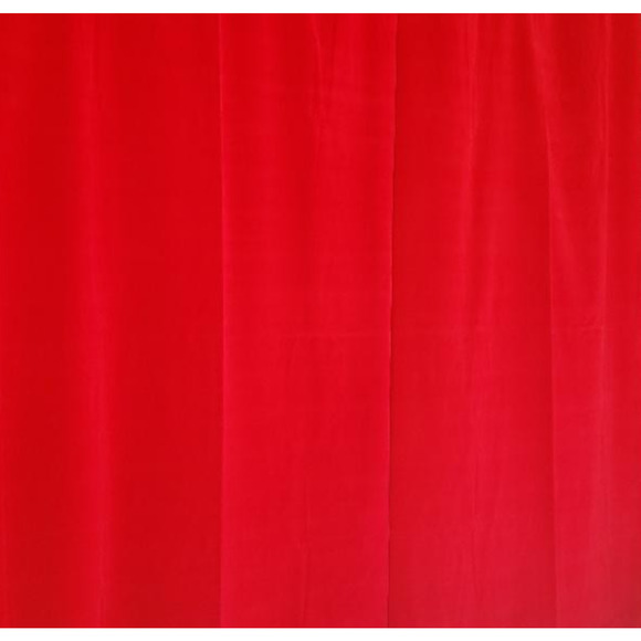 Red Color Flocked Velvet Fabric Upholstery Craft Flock Flocking Sold Per Yard - Picture 4 of 4